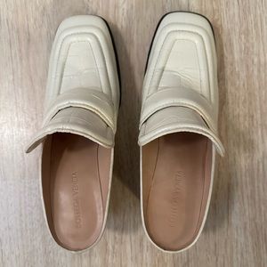 Bottega Veneta Croc Leather Mules/Loafers